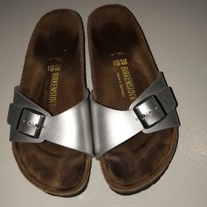 Silver Birkenstocks